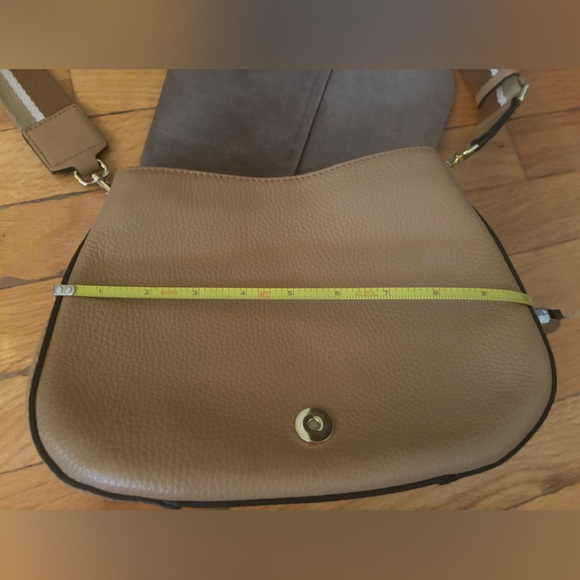 NEW 2-1 GIANNI CHIARINI |Leather Crossbody Bag In Beige - Picture 2 of 12